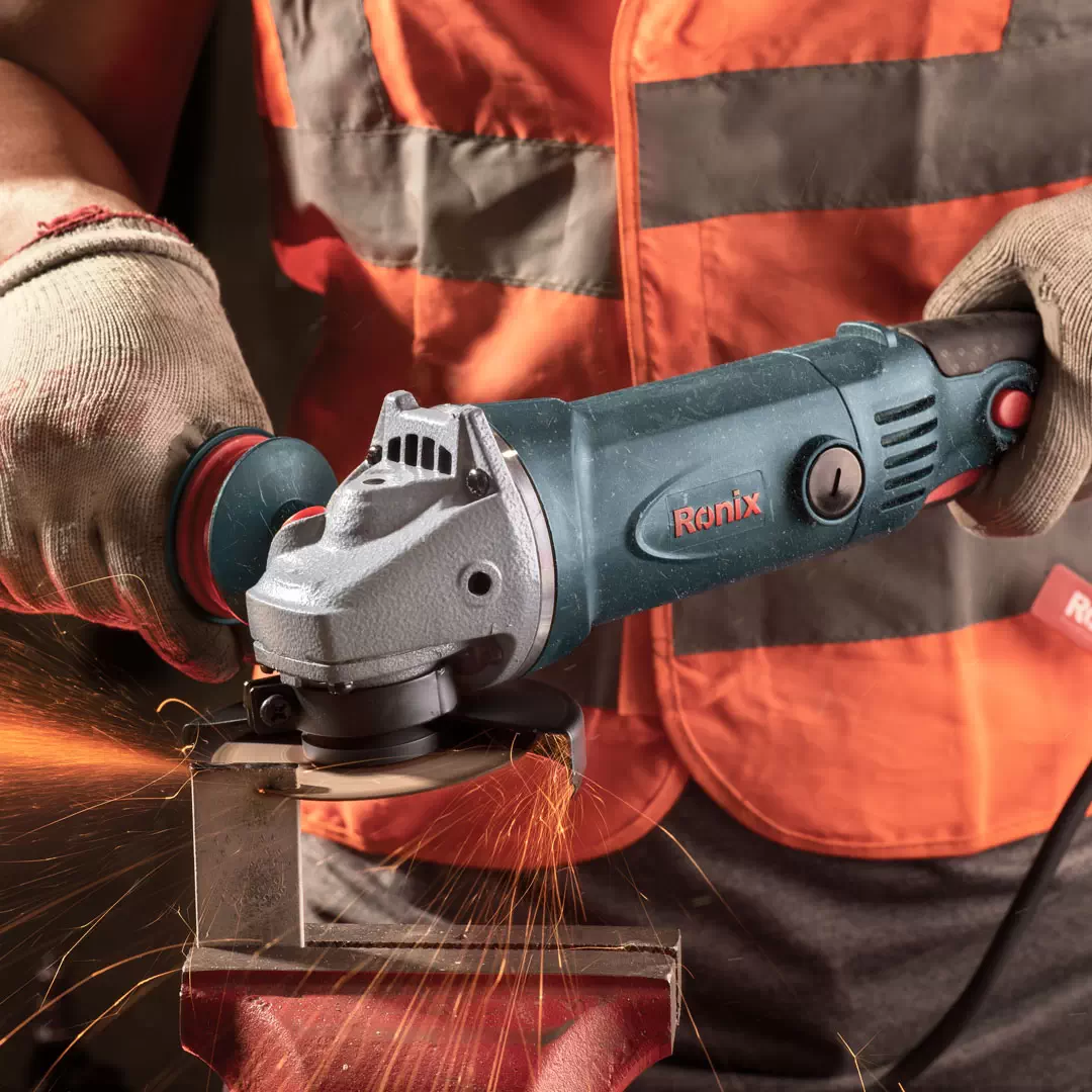 مینی فرز 115 میلی متری صنعتی دسته بلند 1050 وات 3150