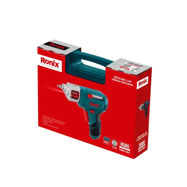 پیچ گوشتی رونیکس شارژی خشابی 3.6 ولت 8505