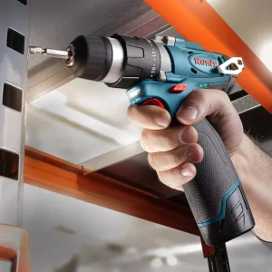 دریل پیچ گوشتی رونیکس شارژی 12 ولت نیم تنه فلزی